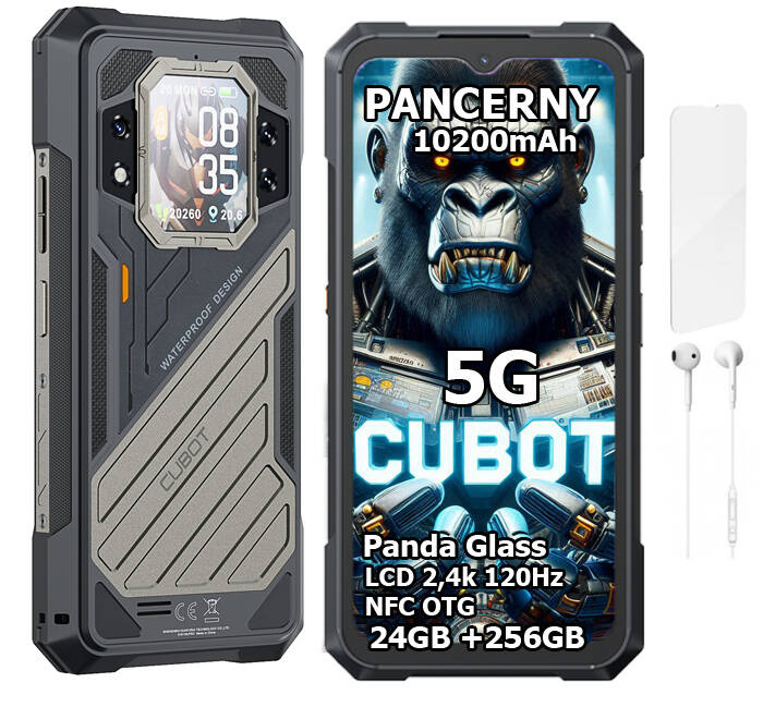 Smartfon CUBOT KING KONG X PRO 24/256GB  NFC DUAL 5G PANCERNY IP69K MILITAR