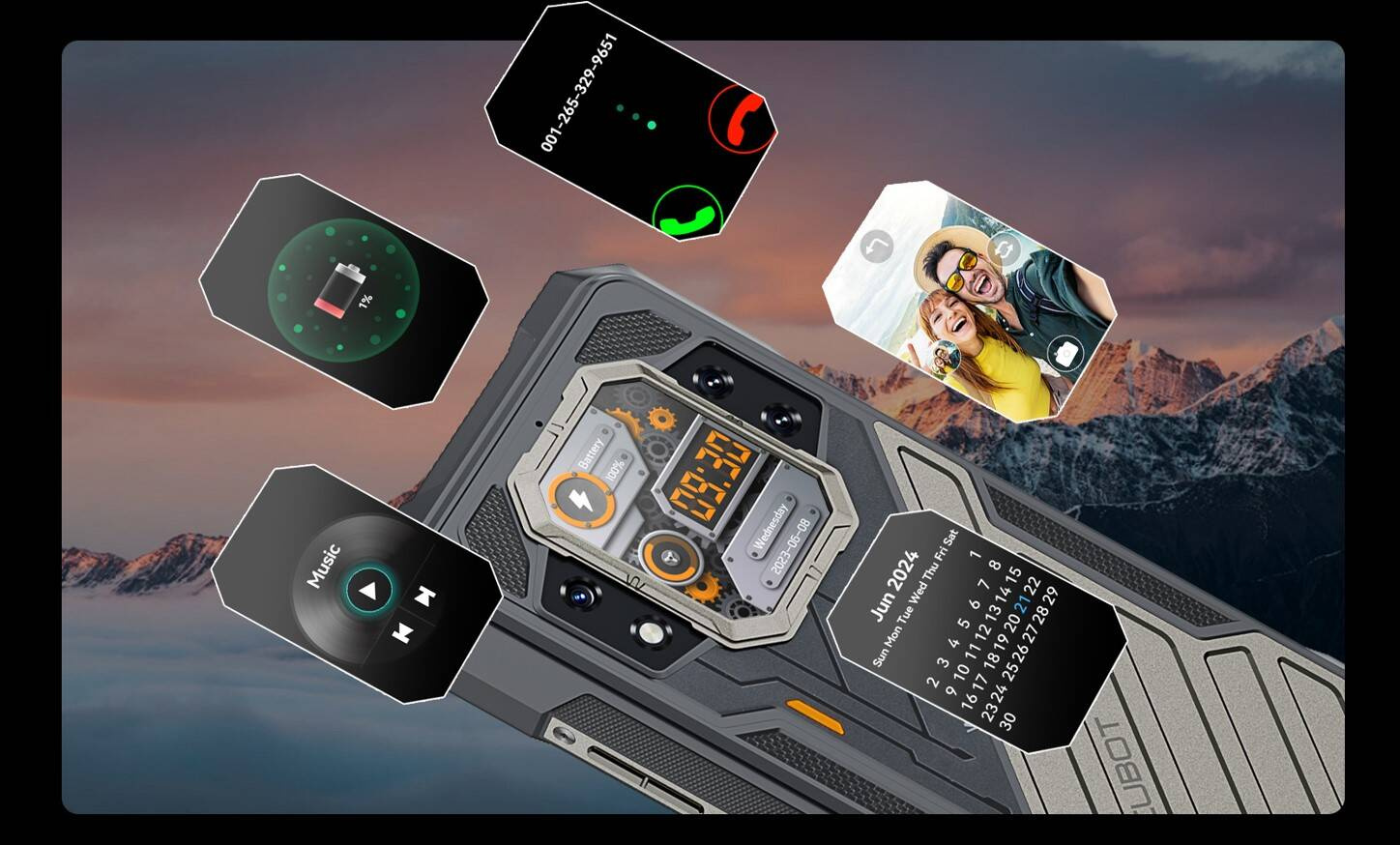 Smartfon CUBOT KING KONG X 32/256GB NFC DUAL 5G PANCERNY IP69K MILITARY