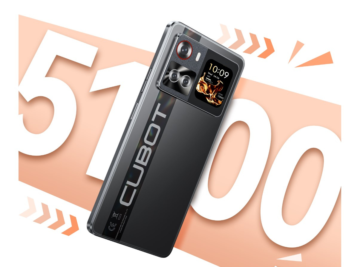 Smartfon Cubot X100 5G Dual SIM 16/256GB Android 15 z dwoma ekranami + ETUI