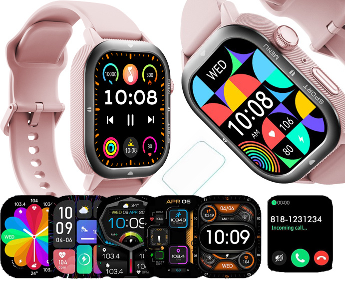 CUBOT U1 AI SMARTWATCH ZEGAREK DAMSKI SPORTOWY PULS ROZMOWY TELEFONICZNE