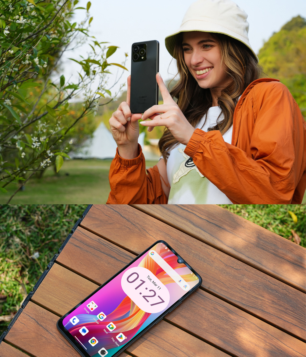 Smartfon CUBOT A40 6,88" 12/256GB DUAL SIM NFC ANDROID 15 + ETUI + FOLIA