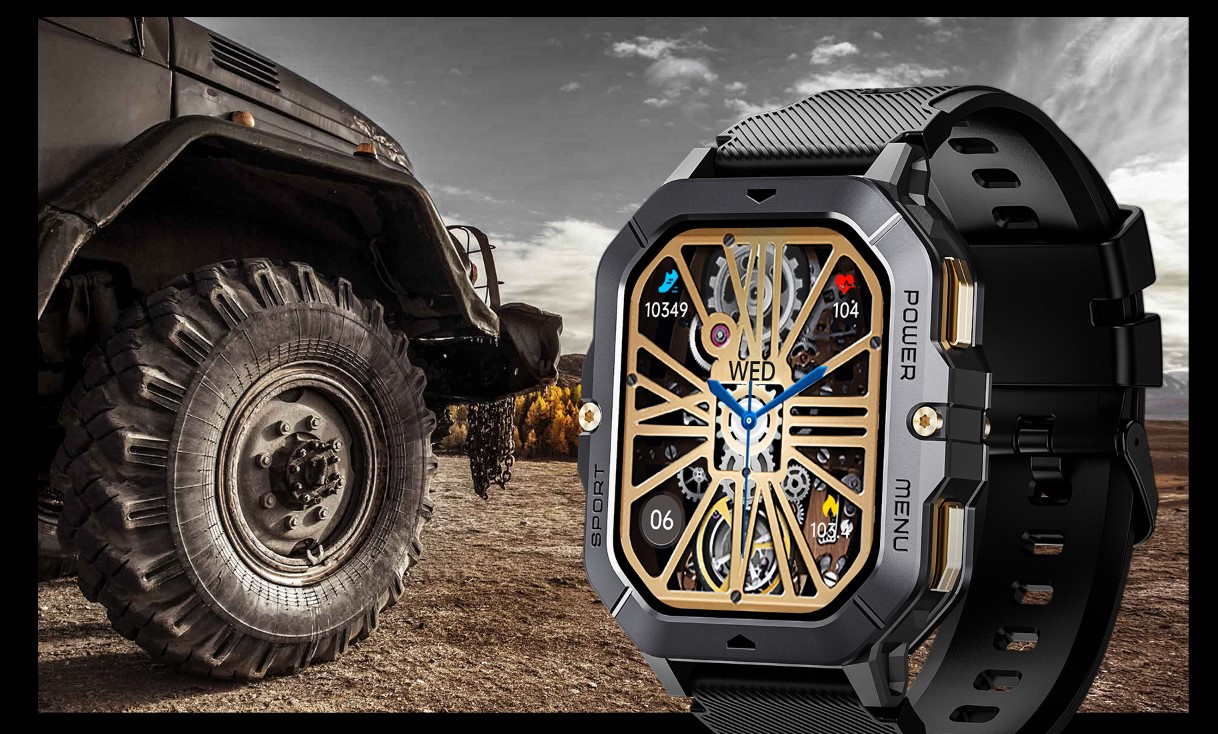 CUBOT C28 AI SMARTWATCH ZEGAREK SPORTOWY PANCERNY PULS ROZMOWY CHAT GPT