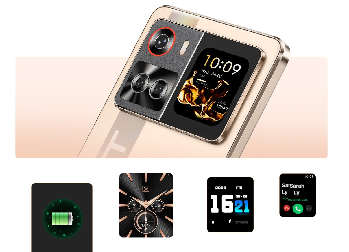 Smartfon Cubot X100 5G Dual SIM 16/256GB Android 15 z dwoma ekranami + ETUI