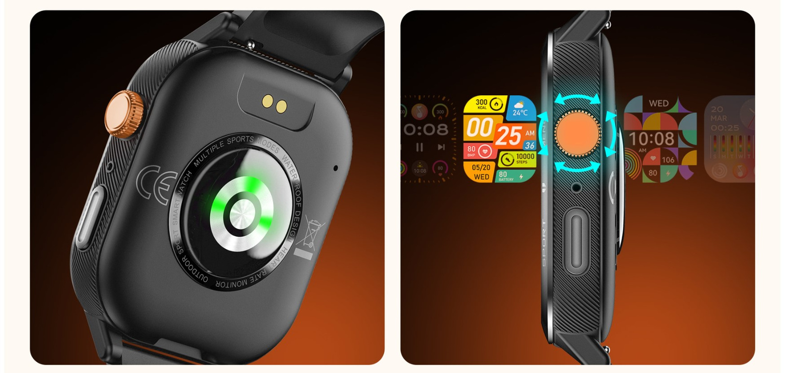 CUBOT U1 AI SMARTWATCH ZEGAREK SPORTOWY MĘSKI PULS ROZMOWY TELEFONICZNE