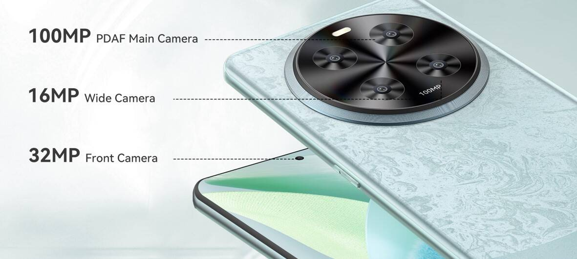 Smartfon CUBOT HAFURY MEET 24/256GB AMOLED 2K+ Android13 NFC + ETUI