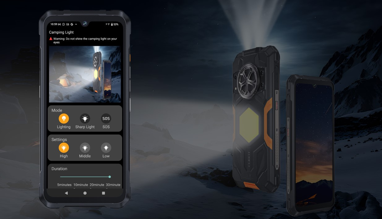 Smartfon CUBOT KING KONG Power 5 16/128GB  DUAL NFC PANCERNY IP69K MILITARY