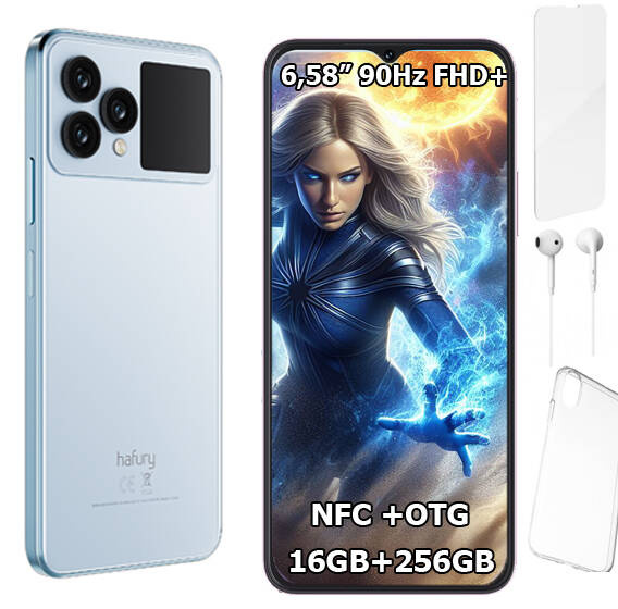 Smartfon CUBOT HAFURY V1 16/256GB LTE ANDROID 13 NFC + ETUI