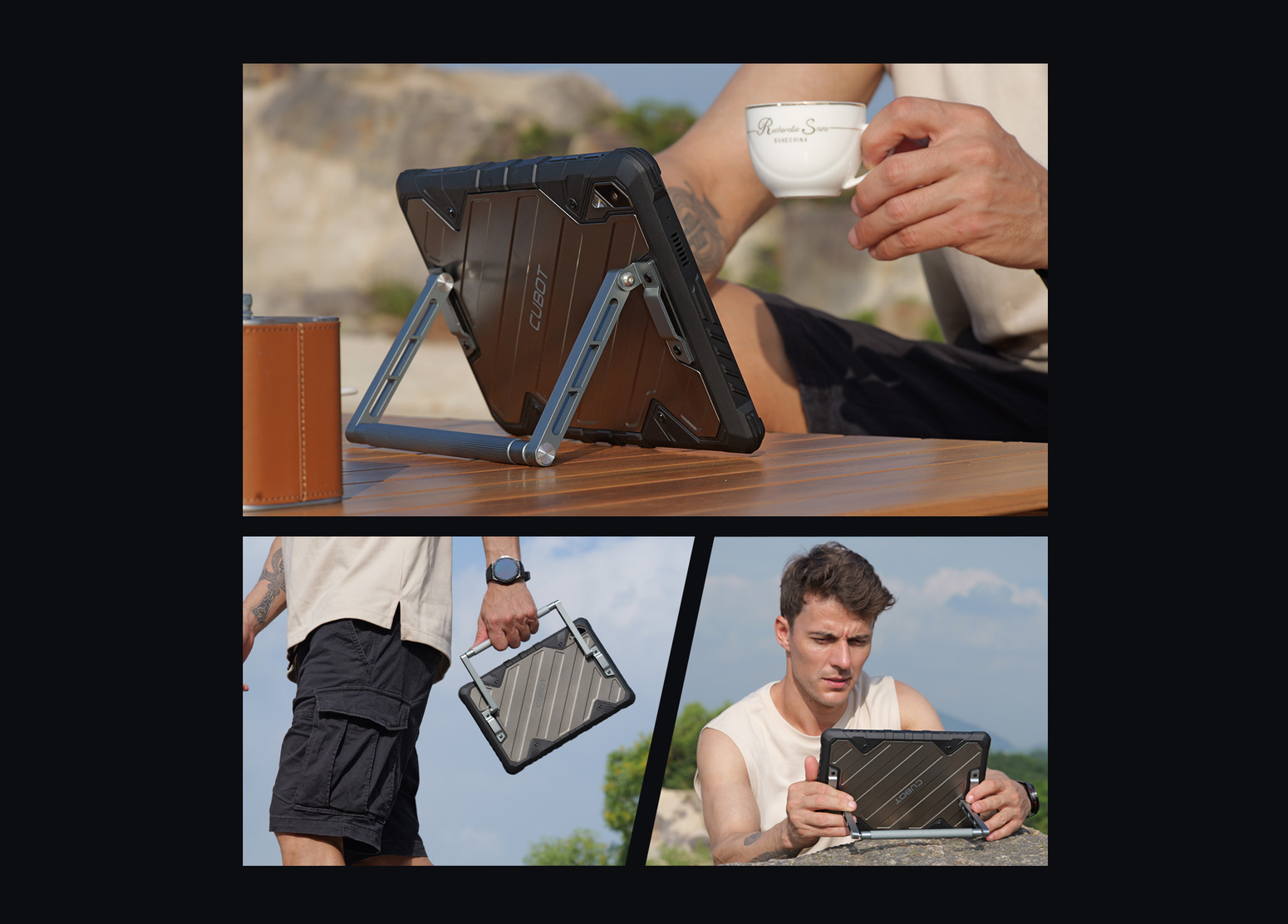 TABLET PANCERNY WZMACNIANY CUBOT KING KONG TAB 2 10,1" DUAL SIM GPS