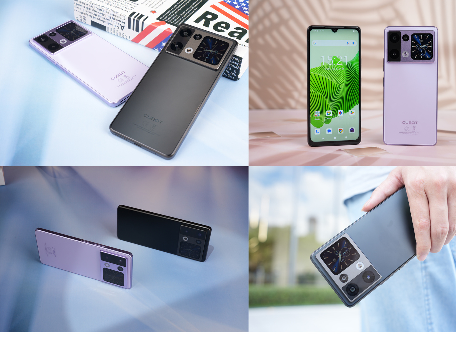 Smartfon CUBOT P90 ANDROID 15 24/256GB NFC DUAL SIM 4G 6,88" ETUI +FOLIA