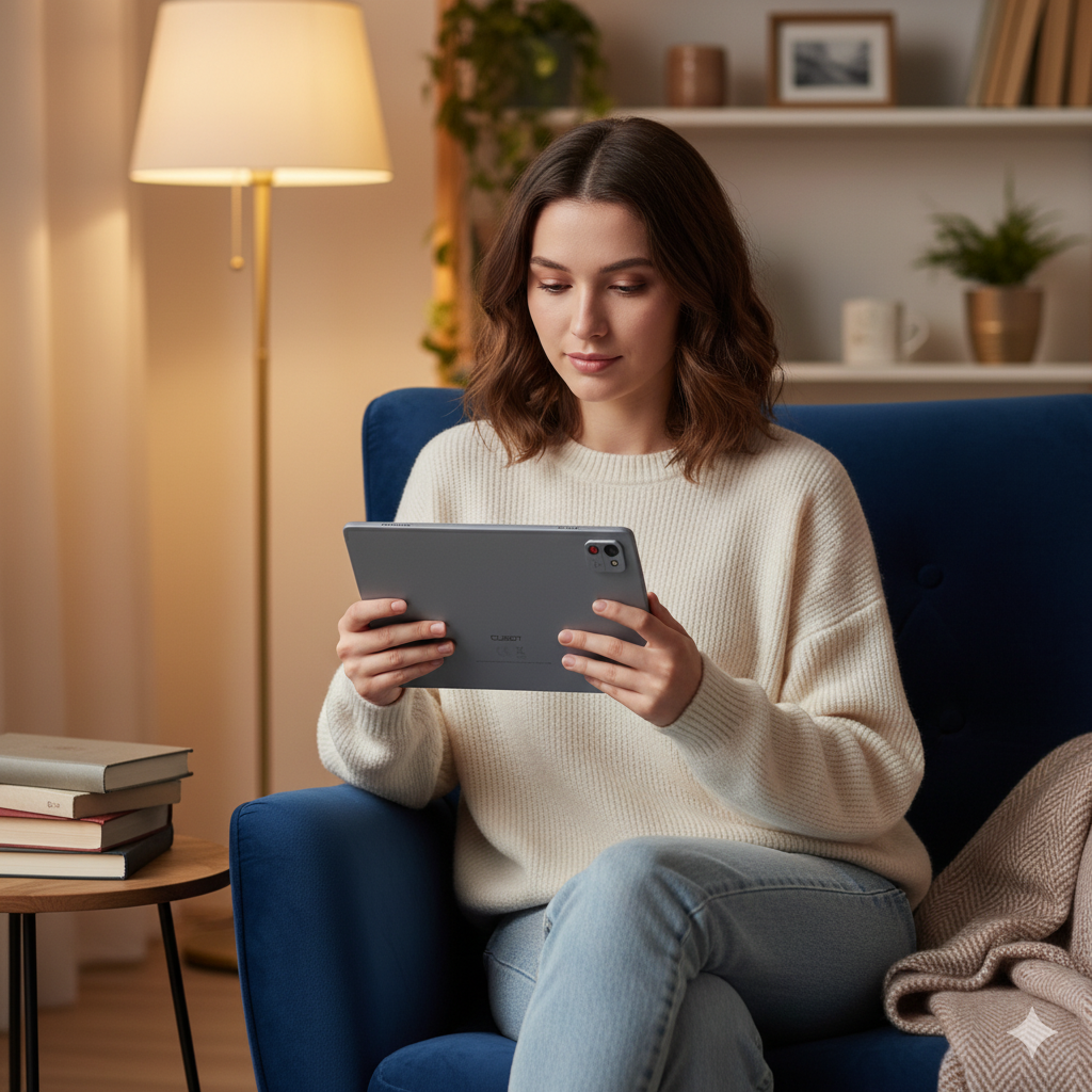 CUBOT Tablet TAB 65 10,1" HD+ 12/128GB Android 15 Klawiatura Mysz Etui