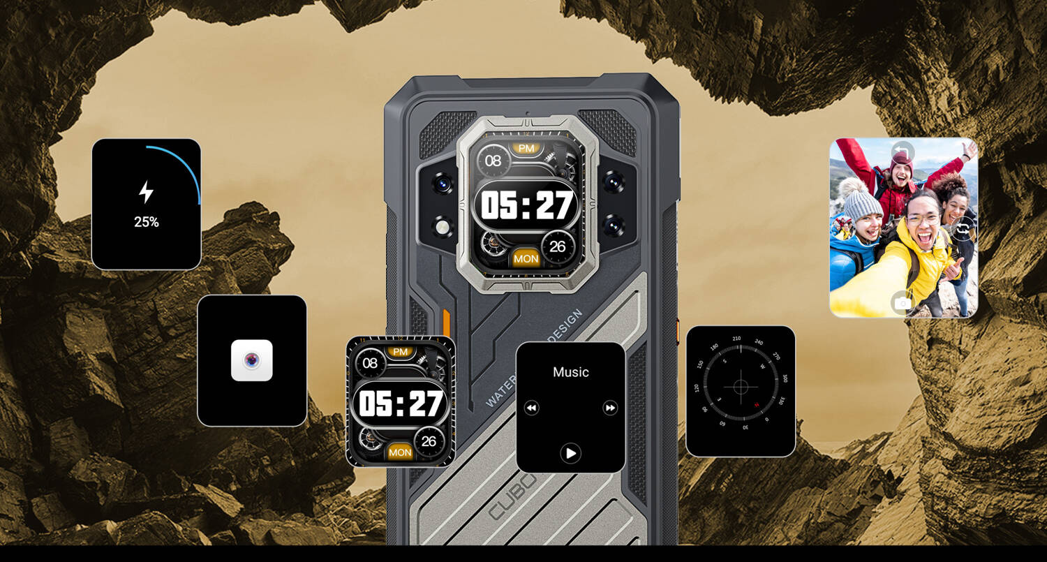 Smartfon CUBOT KING KONG X PRO 24/256GB  NFC DUAL 5G PANCERNY IP69K MILITAR