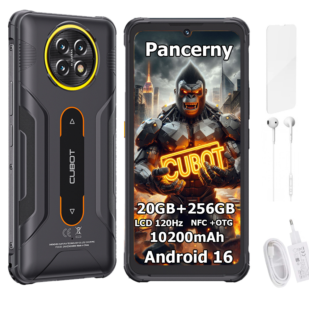Smartfon Pancerny Militarny CUBOT KINGKONG ACE 5 20/256GB NFC DUAL SIM
