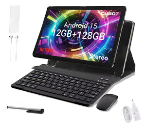 CUBOT Tablet TAB 65 10,1" HD+ 12/128GB  Android 15 Klawiatura Mysz Etui