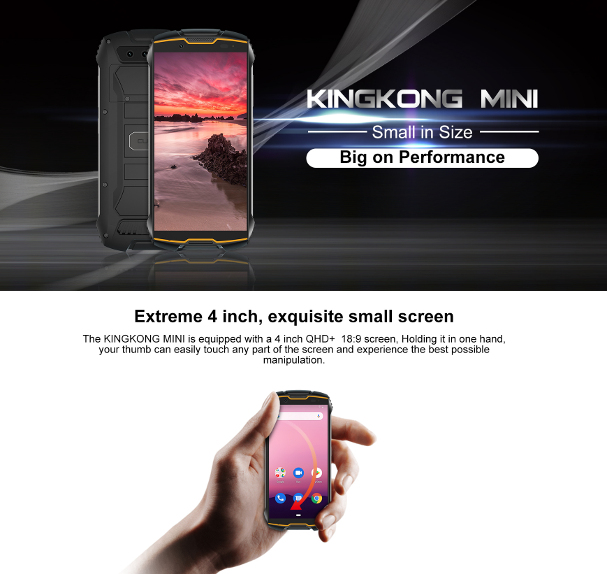 CUBOT KING KONG MINI 2 3/32GB DUAL LTE PANCERNY