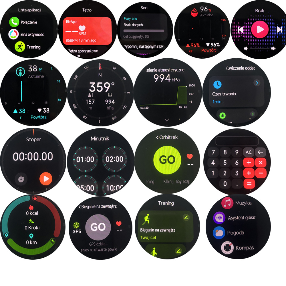 SMARTWATCH ZEGAREK MĘSKI CUBOT GT1 AMOLED GPS ROZMOWY PANCERNY MILITARNY