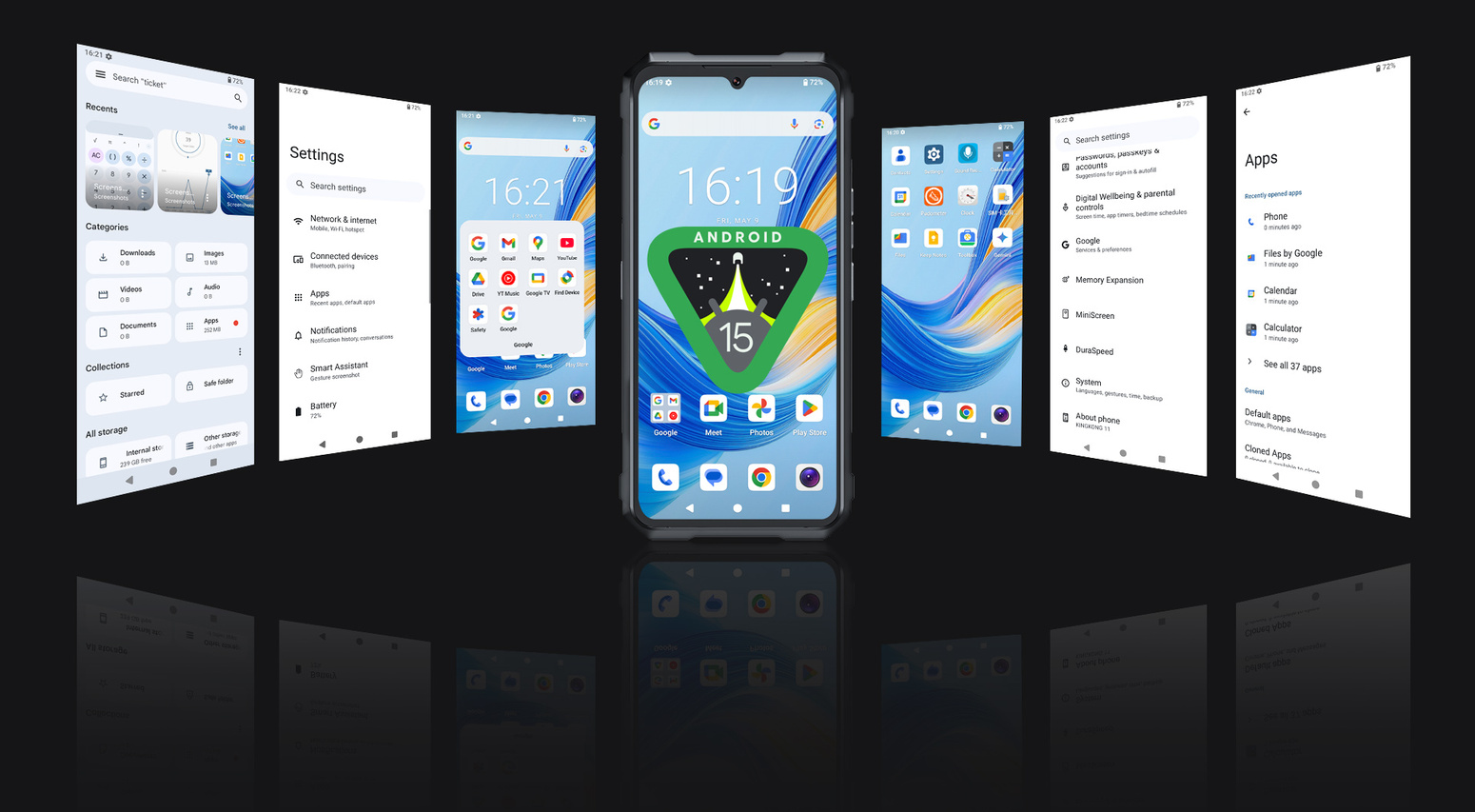 Smartfon Pancerny Militarny CUBOT KING KONG 11 32/256GB NFC DUAL SIM 5G