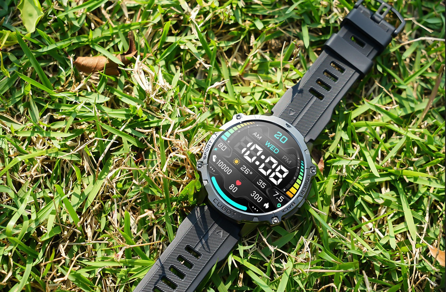 CUBOT X3 AMOLED SMARTWATCH ZEGAREK BAROMETR PULS ROZMOWY PANCERNY MILITARNY