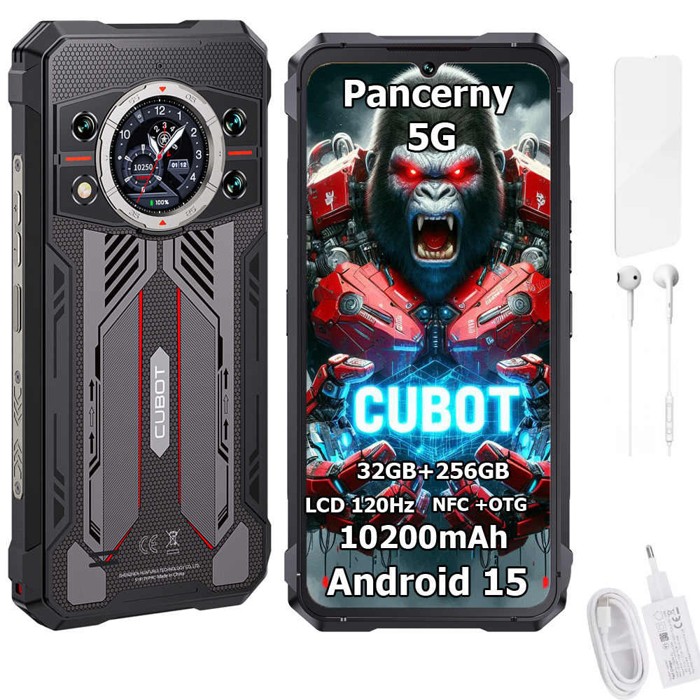 Smartfon Pancerny Militarny CUBOT KING KONG 11 32/256GB NFC DUAL SIM 5G