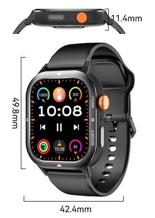 CUBOT U1 AI SMARTWATCH ZEGAREK SPORTOWY MĘSKI PULS ROZMOWY TELEFONICZNE