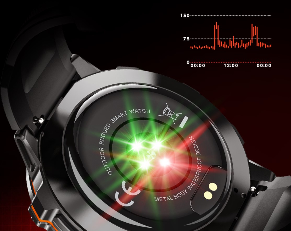 CUBOT X3 AMOLED SMARTWATCH ZEGAREK BAROMETR PULS ROZMOWY PANCERNY MILITARNY