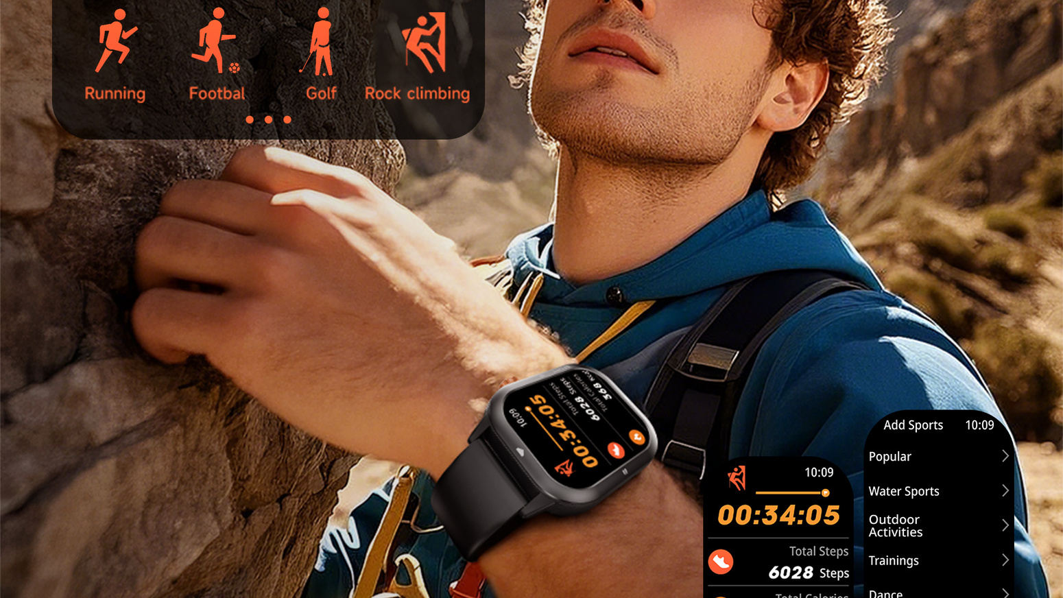 CUBOT U1 AI SMARTWATCH ZEGAREK SPORTOWY MĘSKI PULS ROZMOWY TELEFONICZNE