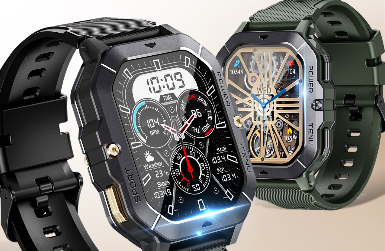 CUBOT C28 AI SMARTWATCH ZEGAREK SPORTOWY PANCERNY PULS ROZMOWY CHAT GPT