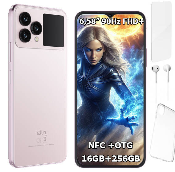 Smartfon CUBOT HAFURY V1 16/256GB LTE ANDROID 13 NFC + ETUI