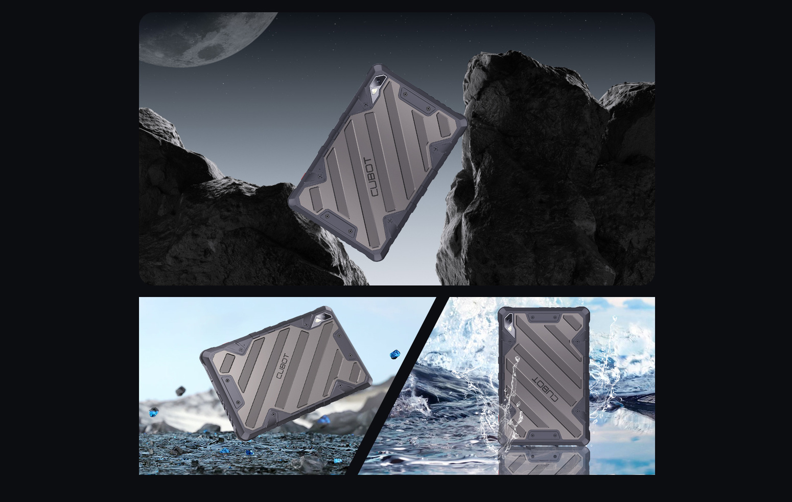 TABLET PANCERNY WZMACNIANY CUBOT KING KONG TAB 2 10,1" DUAL SIM GPS