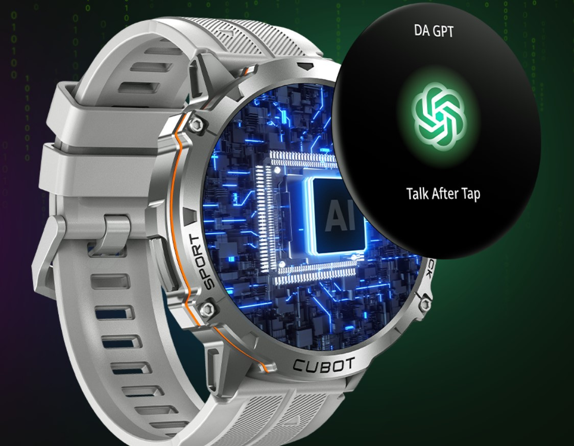 CUBOT X3 AMOLED SMARTWATCH ZEGAREK BAROMETR PULS ROZMOWY PANCERNY MILITARNY