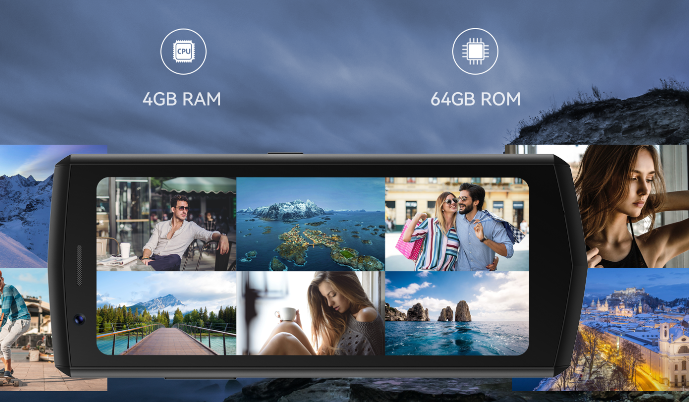 Smartfon CUBOT POCKET 3 BLACK 4/64GB LTE NFC DUAL SIM