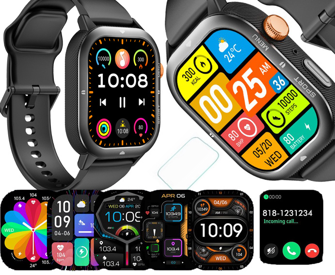 CUBOT U1 AI SMARTWATCH ZEGAREK SPORTOWY MĘSKI PULS ROZMOWY TELEFONICZNE