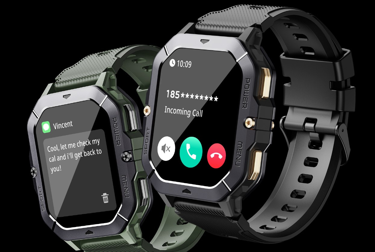 CUBOT C28 AI SMARTWATCH ZEGAREK SPORTOWY PANCERNY PULS ROZMOWY CHAT GPT