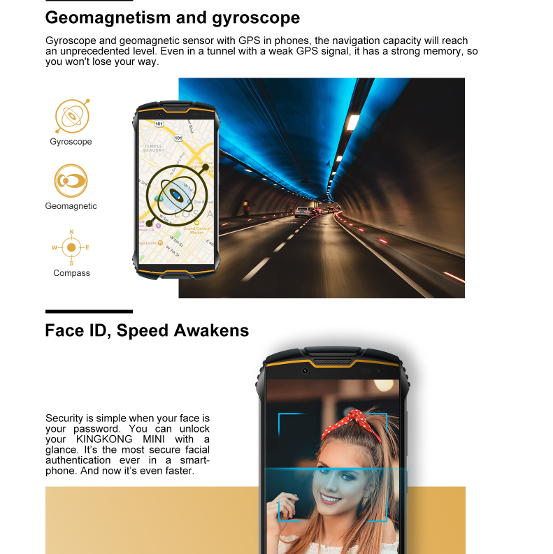 CUBOT KING KONG MINI 2 3/32GB DUAL LTE PANCERNY