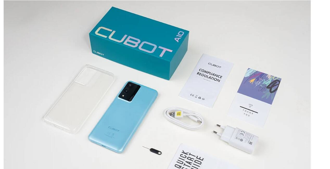 Smartfon CUBOT A10 6,56" 12/128GB DUAL SIM LTE ANDROID 14 + ETUI + FOLIA