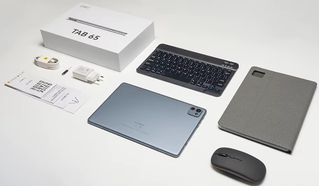 CUBOT Tablet TAB 65 10,1" HD+ 12/128GB Android 15 Klawiatura Mysz Etui