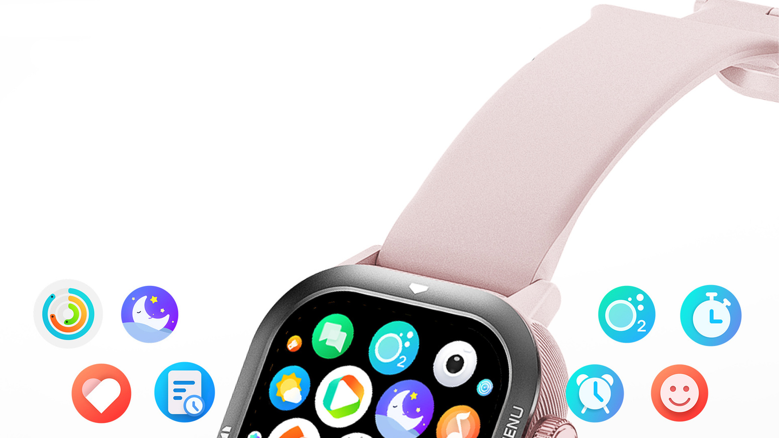 CUBOT U1 AI SMARTWATCH ZEGAREK DAMSKI SPORTOWY PULS ROZMOWY TELEFONICZNE