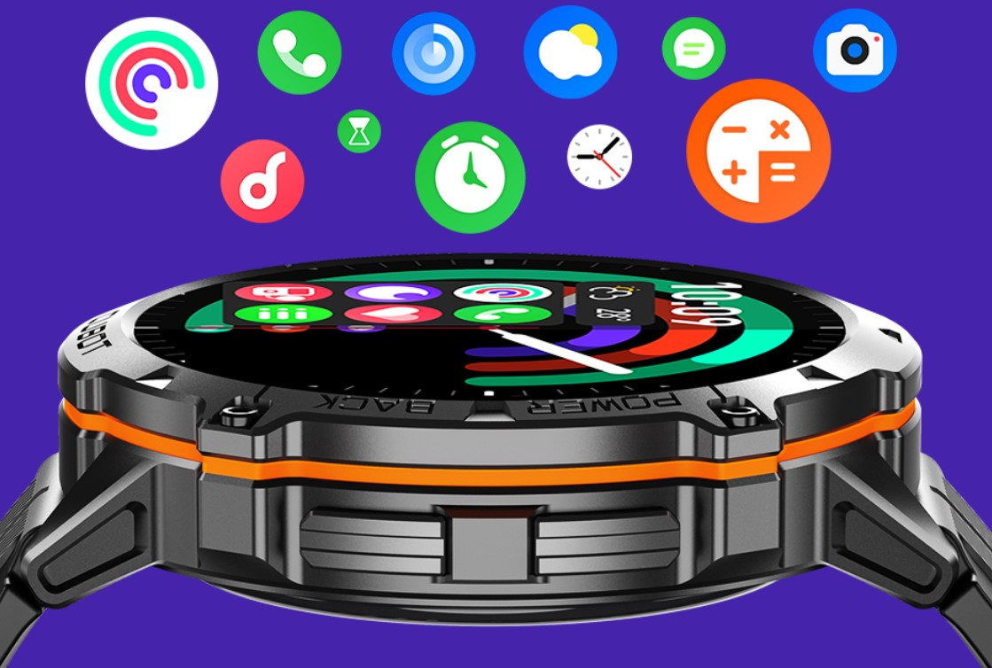 CUBOT X3 AMOLED SMARTWATCH ZEGAREK BAROMETR PULS ROZMOWY PANCERNY MILITARNY