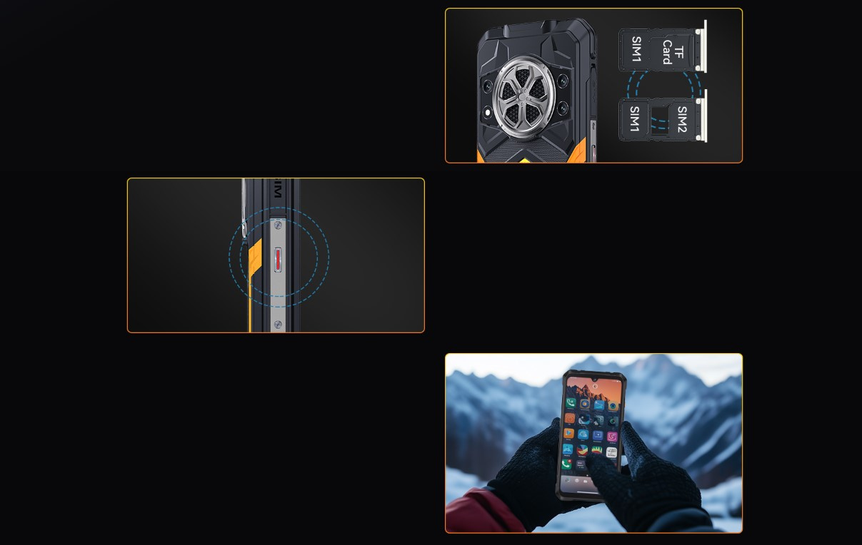 Smartfon CUBOT KING KONG Power 5 16/128GB  DUAL NFC PANCERNY IP69K MILITARY