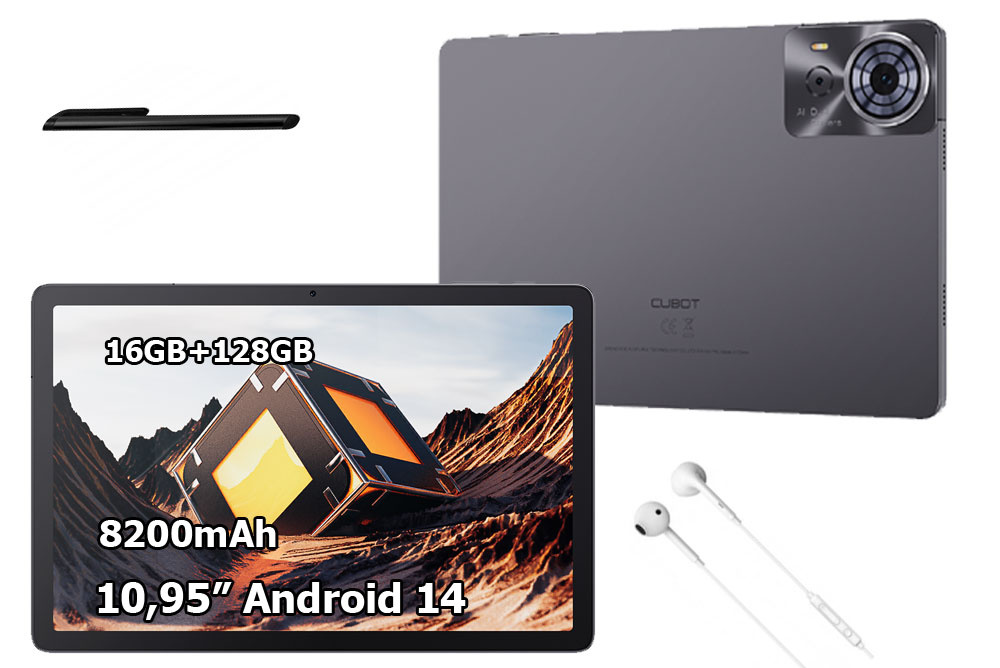 TABLET CUBOT TAB 70 10,95" 16/128GB LTE 4G GPS WIFI ANDROID 8200 mAh + ETUI