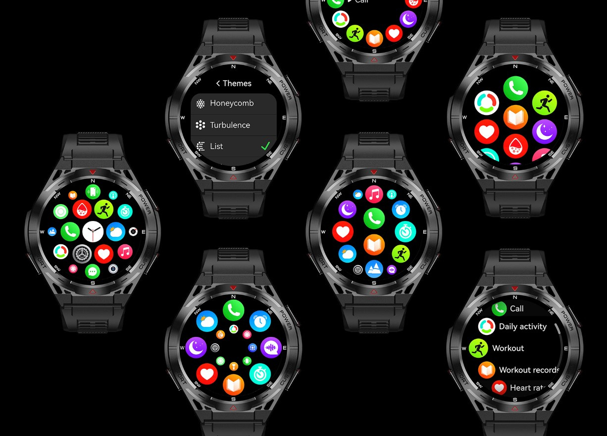 SMARTWATCH ZEGAREK MĘSKI CUBOT GT1 AMOLED GPS ROZMOWY PANCERNY MILITARNY