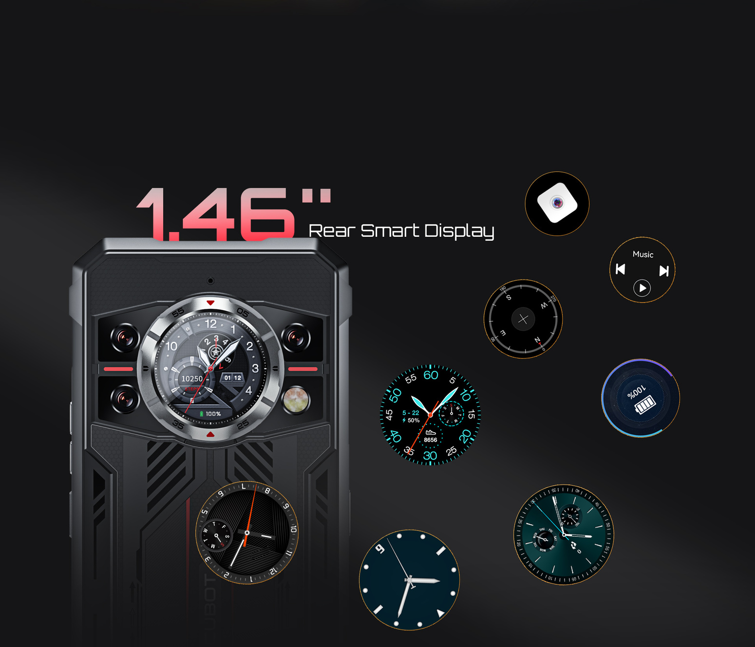 Smartfon Pancerny Militarny CUBOT KING KONG 11 32/256GB NFC DUAL SIM 5G