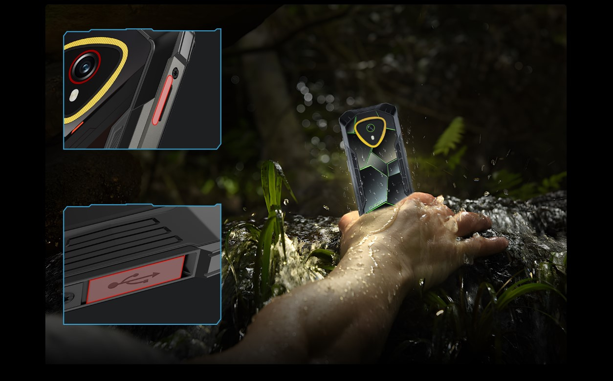 Mały Smartfon Pancerny CUBOT KINGKONG mini 4 20/256GB NFC DUAL SIM IP69K