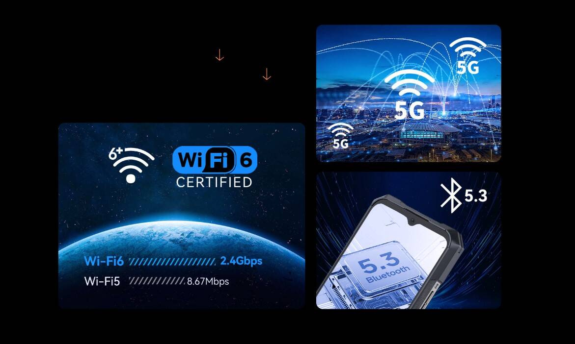 Smartfon CUBOT KING KONG X PRO 48/256GB NFC DUAL 5G PANCERNY IP69K MILITAR